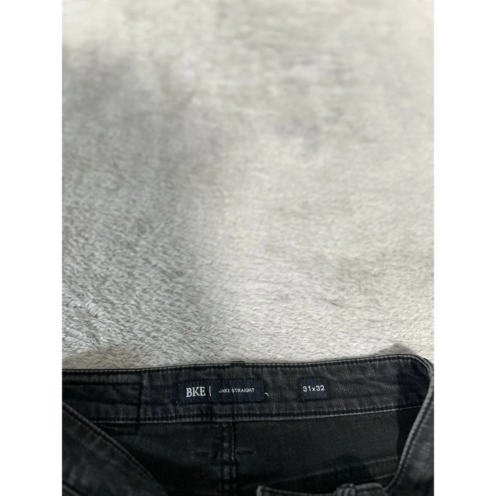 BKE Jake Straight Jeans Mens 31x32 Black Stretch Denim Casual Fits B